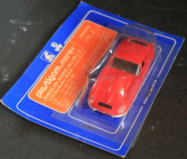 Norev Plastigam Jaguar E Type 1965 Plastikmodell in Originalverpackung (0059)